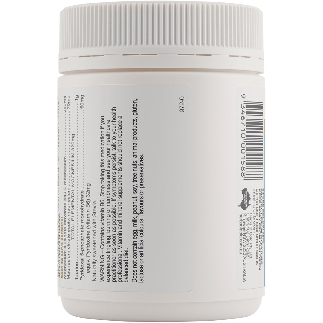 Herbs of Gold Magnesium Powder High Strength