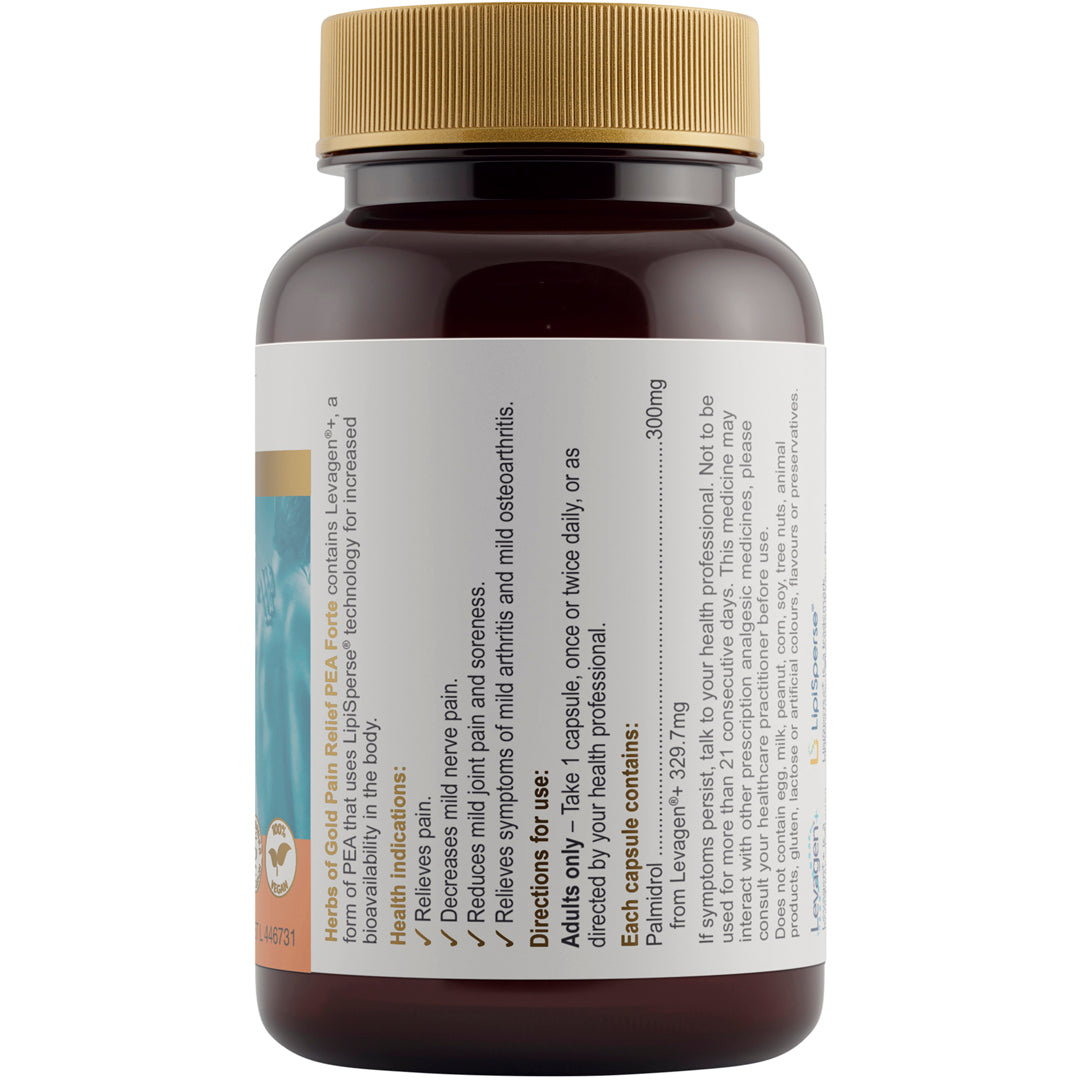 Herbs of Gold Pain Relief PEA Forte