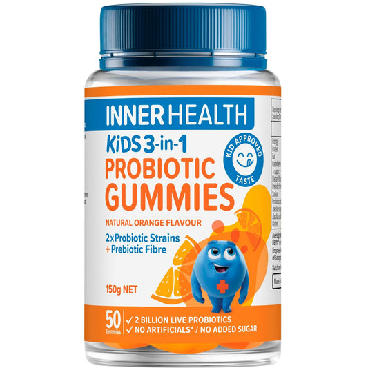 Inner Health Kids 3-in-1 Probiotic Gummies