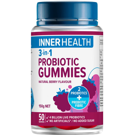 Inner Health 3-in-1 Probiotic Gummies
