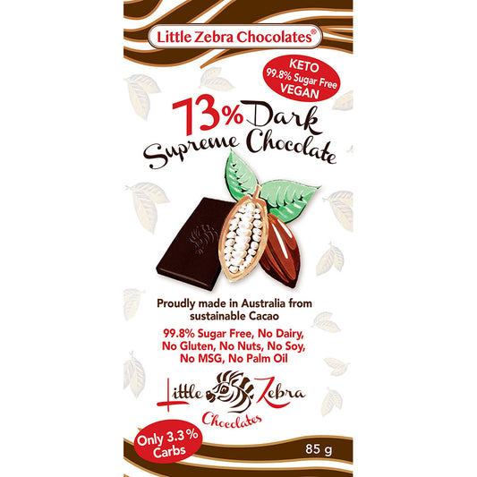 Little Zebra Chocolates 73% Dark Supreme Chocolate