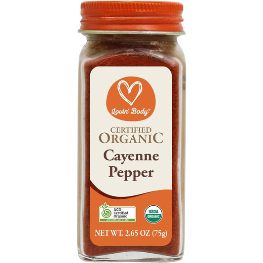 Lovin' Body Certified Organic Cayenne Pepper