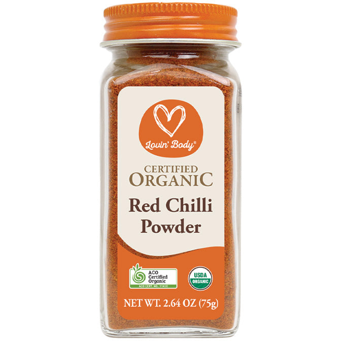 Lovin Body Certified Organic Red Chilli Powder
