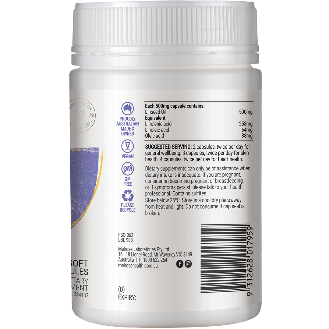 Melrose Australian Flaxseed Oil Capsules