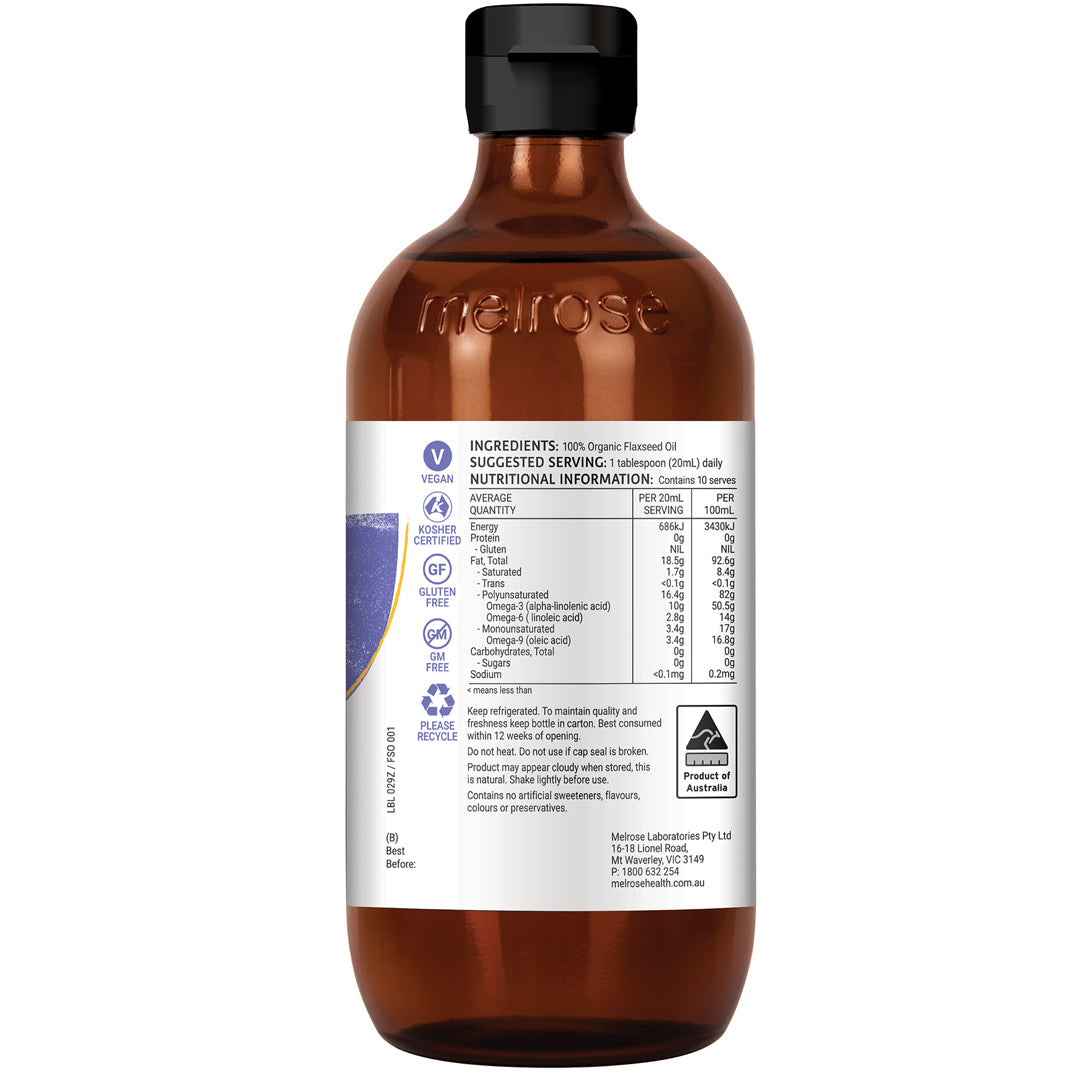 Melrose Organic Flaxseed Oil