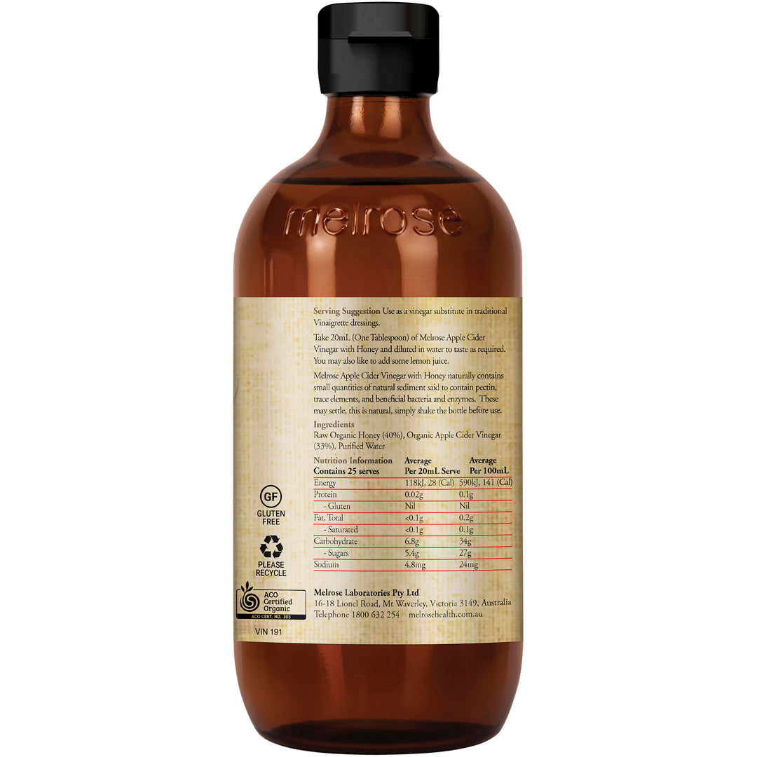 Melrose Organic Apple Cider Vinegar and Honey