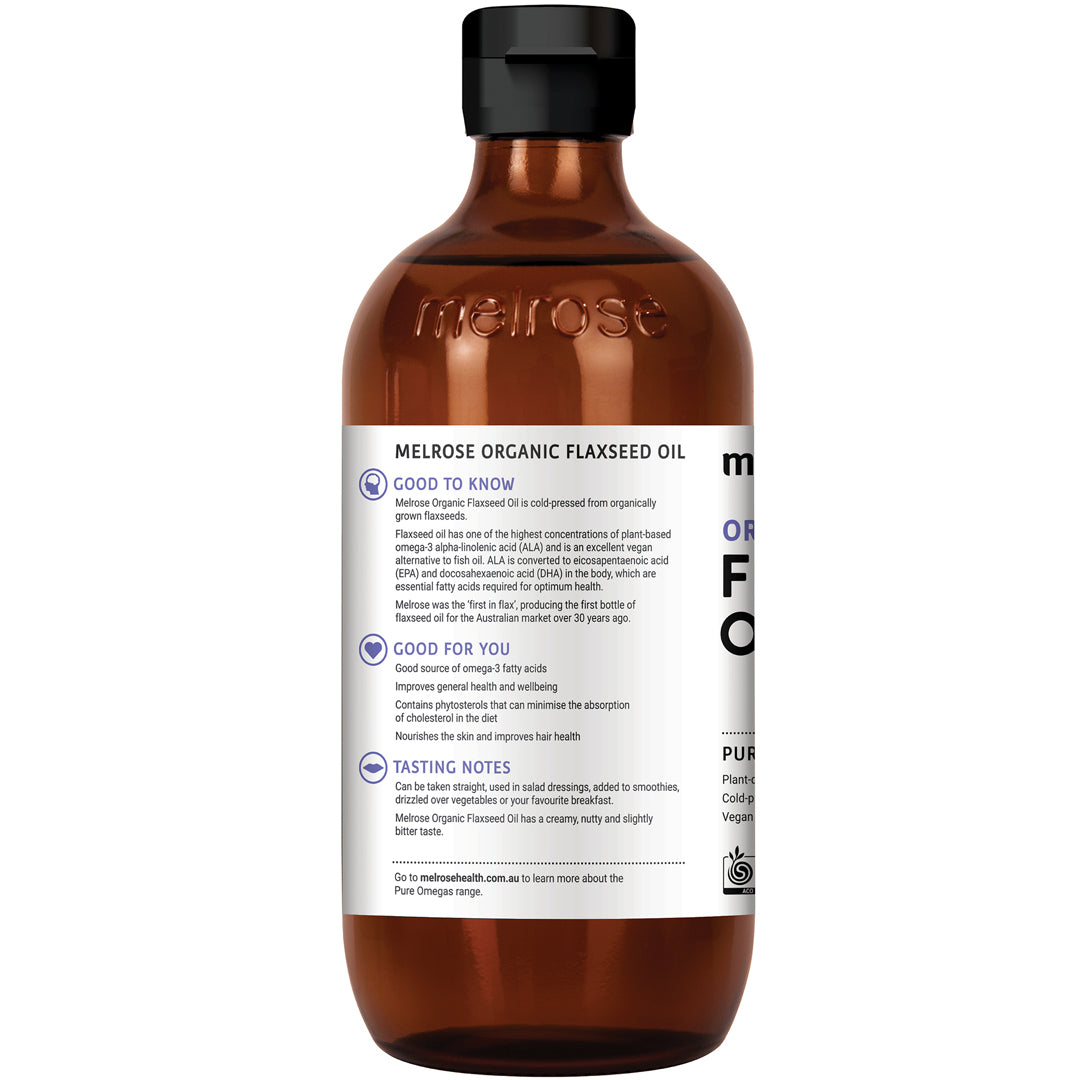 Melrose Organic Flaxseed Oil