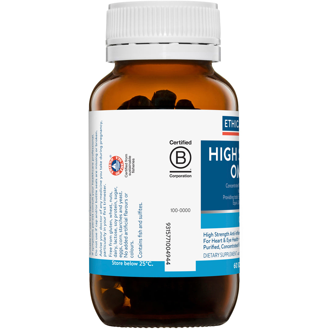 Ethical Nutrients High Strength Omega-3 Capsules