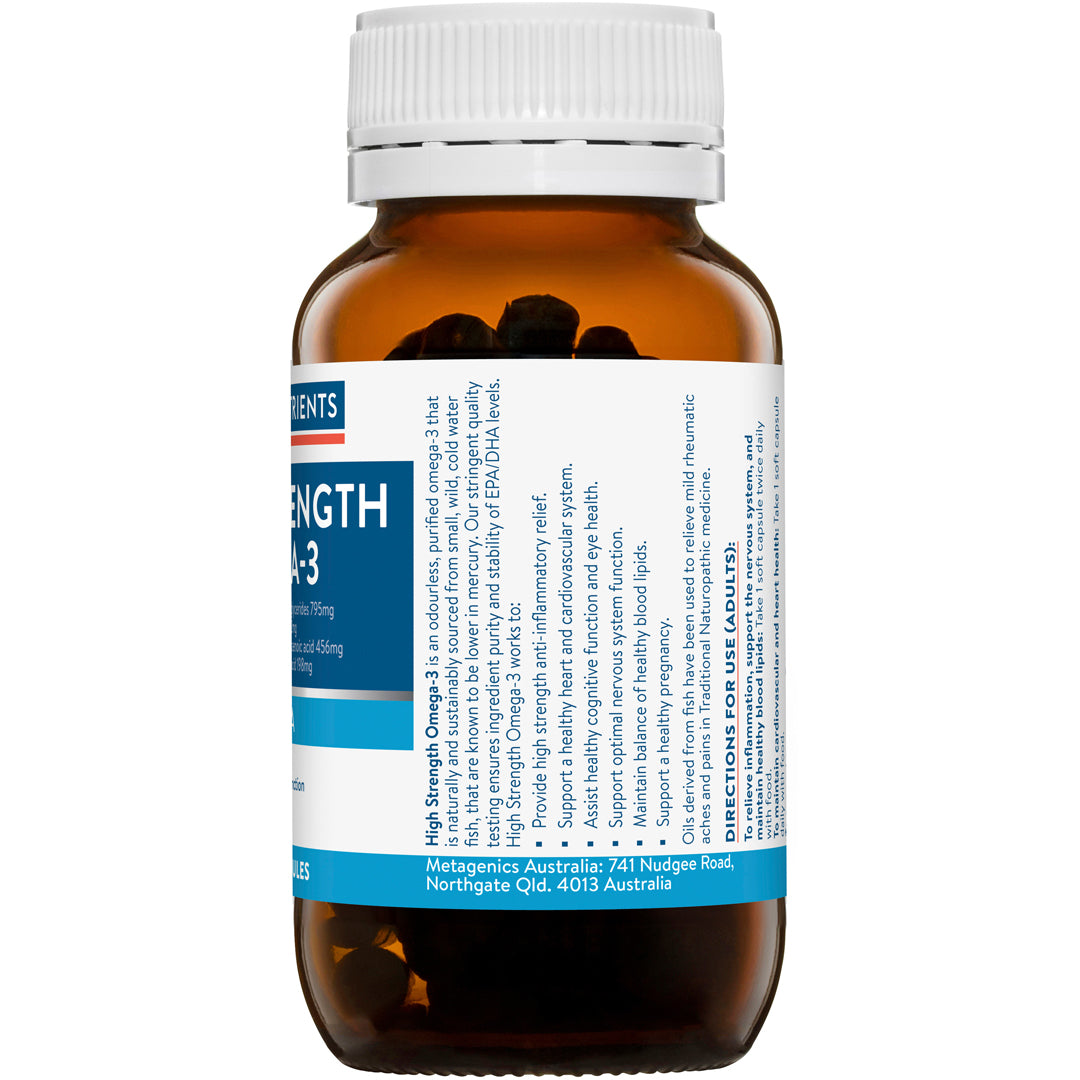 Ethical Nutrients High Strength Omega-3 Capsules
