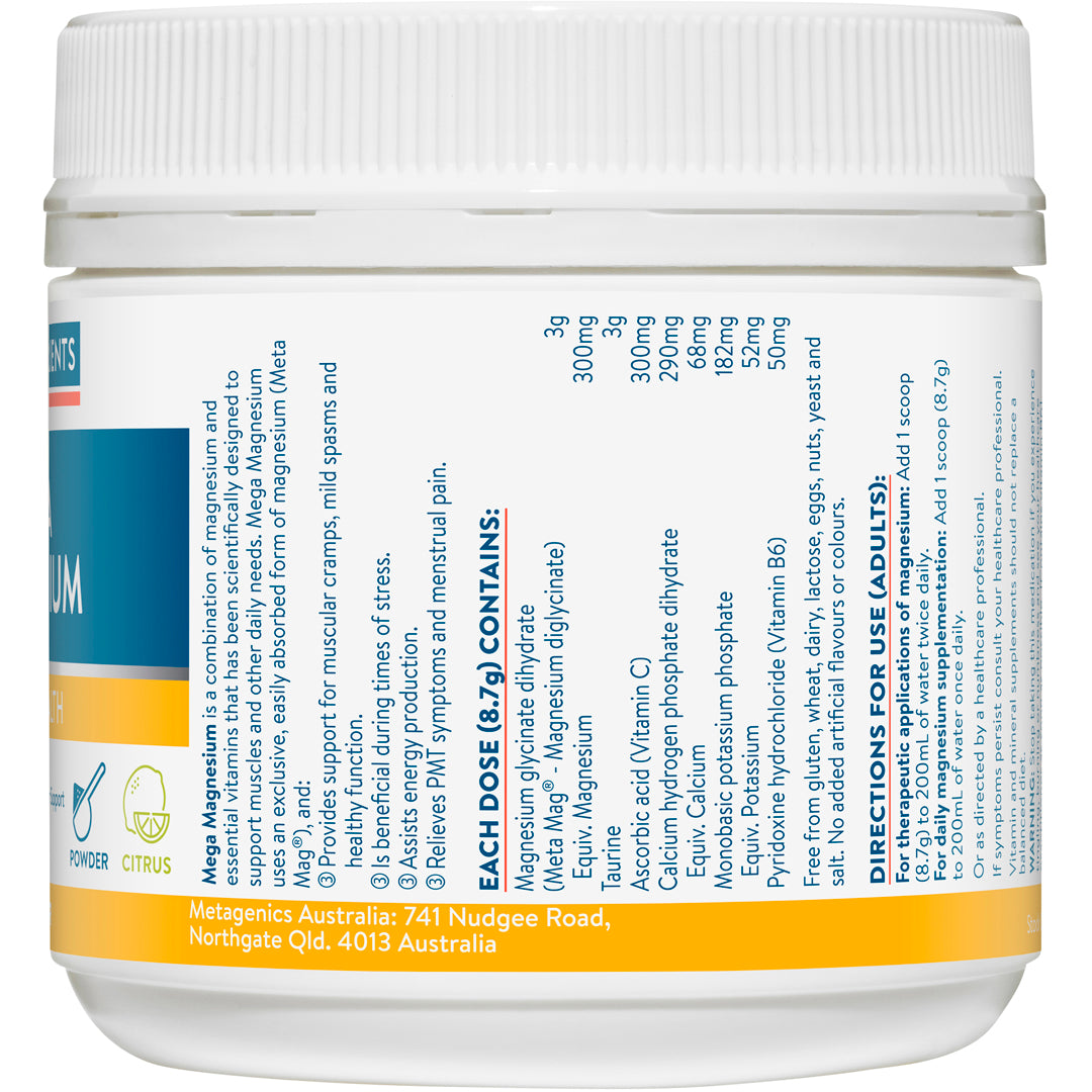 Ethical Nutrients Mega Magnesium Powder