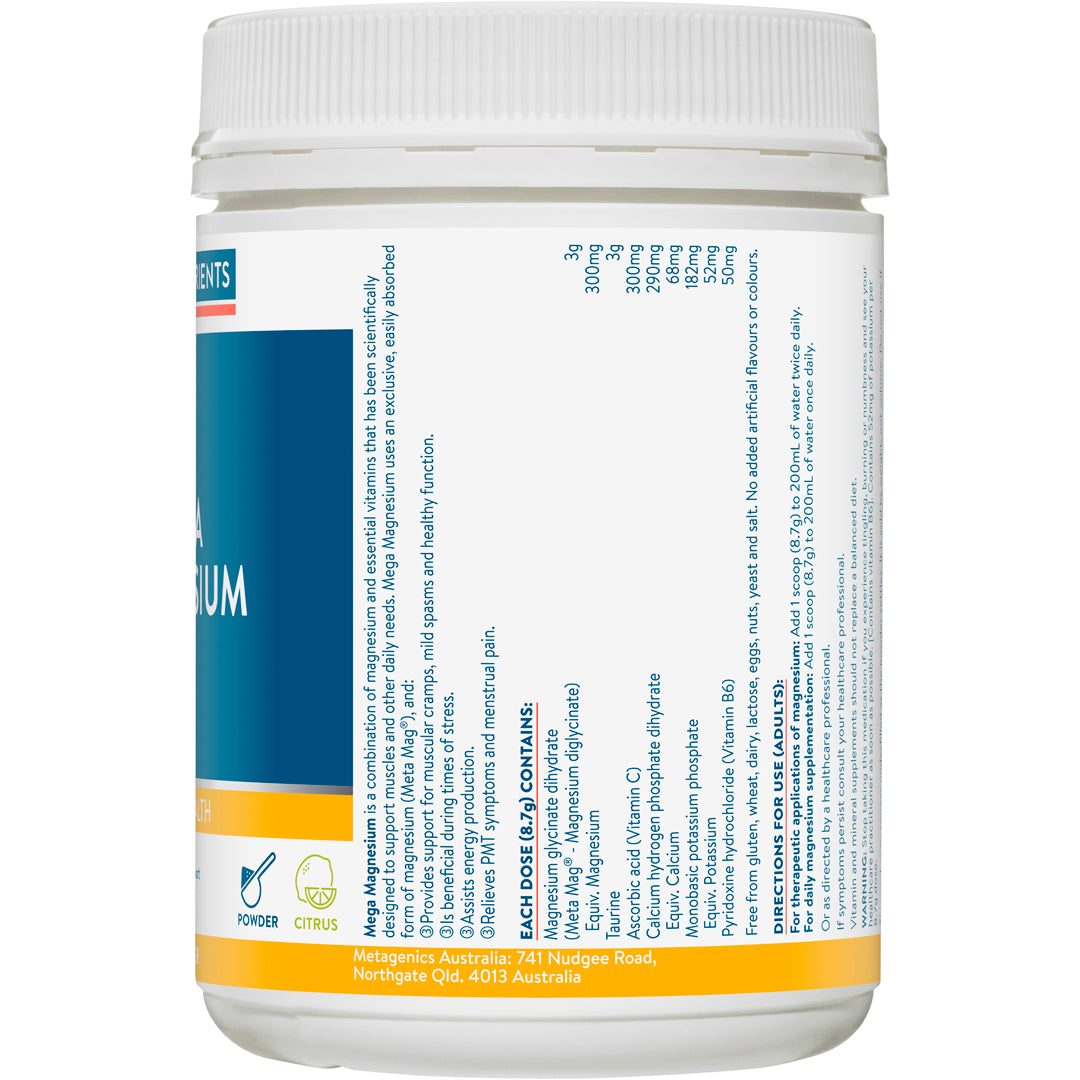 Ethical Nutrients Mega Magnesium Powder