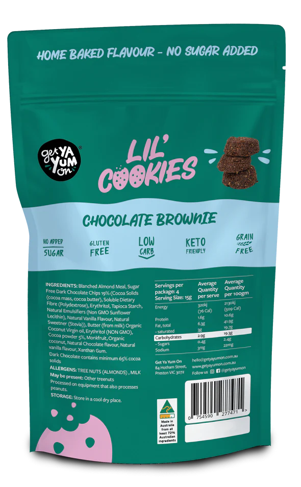 GetYaYumOn Bigger Cookies Chocolate Brownie