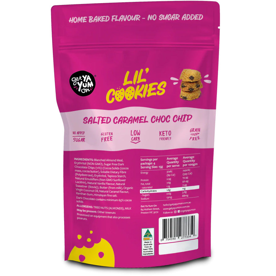 GetYaYumOn Lil' Cookies Salted Caramel Choc Chip