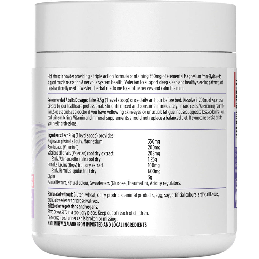 Nutra-Life Deep Sleep + Magnesium Glycinate High Strength Powder
