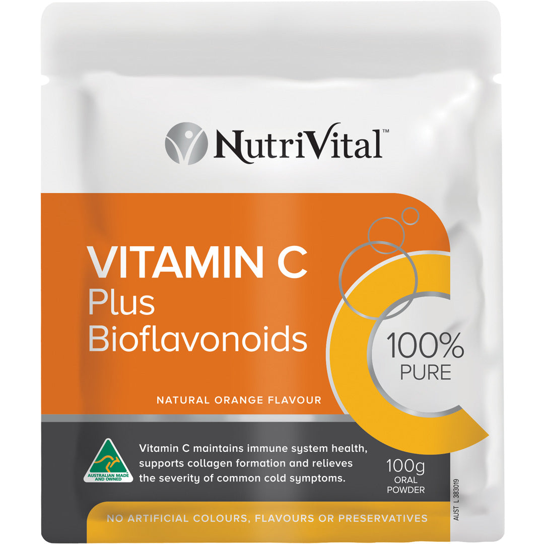NutriVital Vitamin C Plus Bioflavonoids Evelyn Faye Nutrition