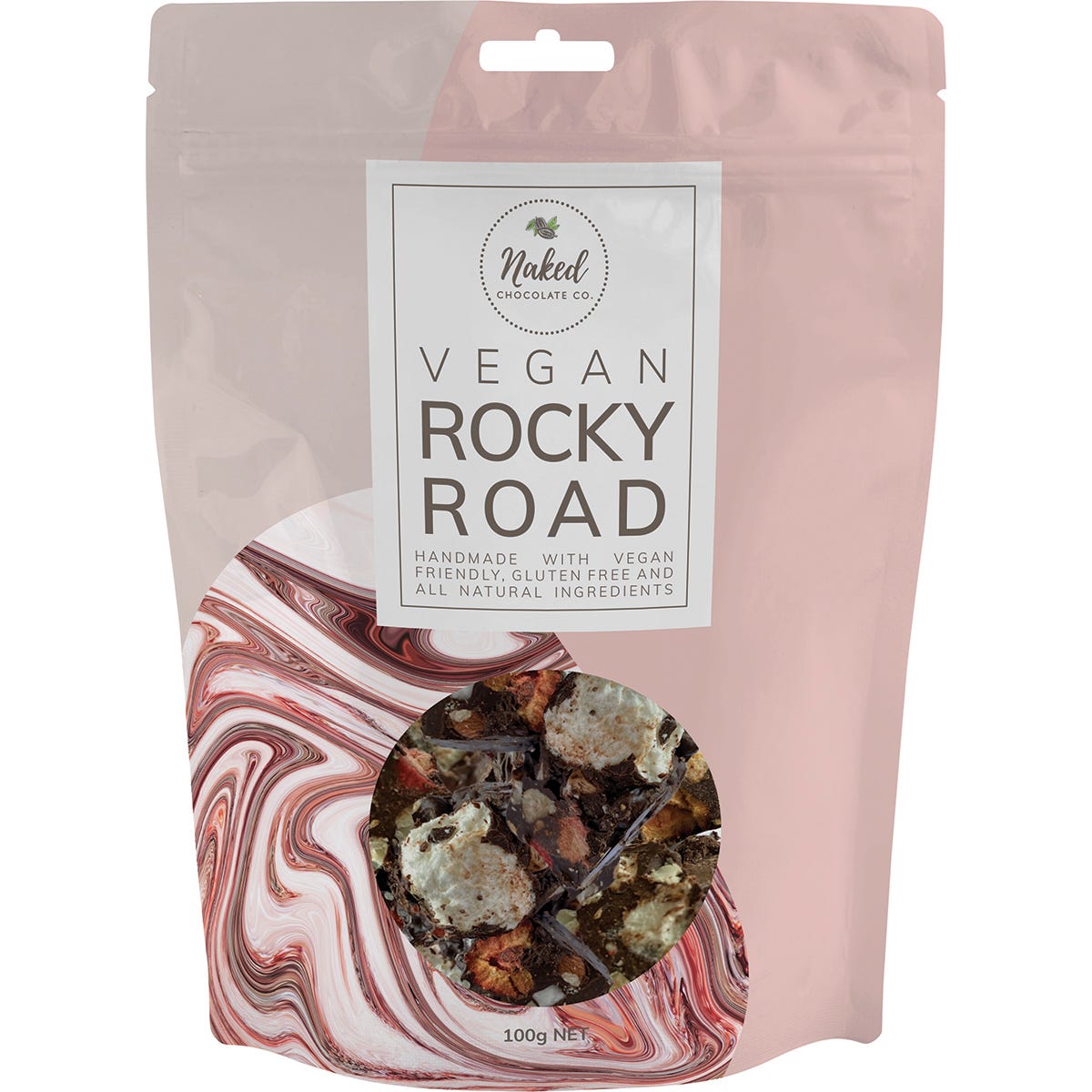 Naked Chocolate Co Vegan Rocky Road