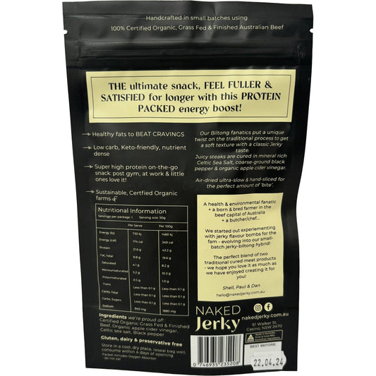 Naked Jerky Organic Biltong