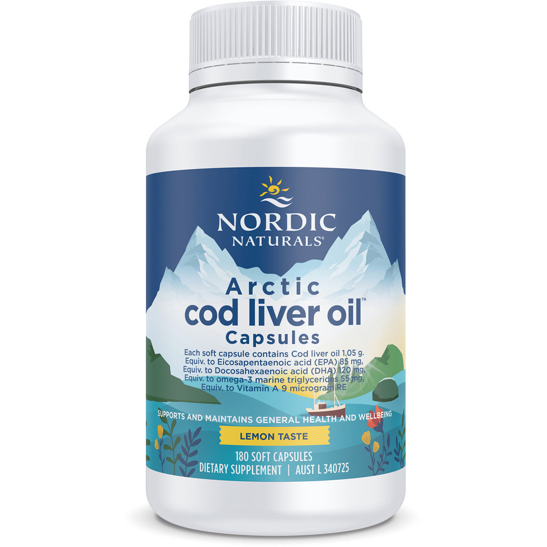 Nordic Naturals Arctic Cod Liver Oil Soft Gels