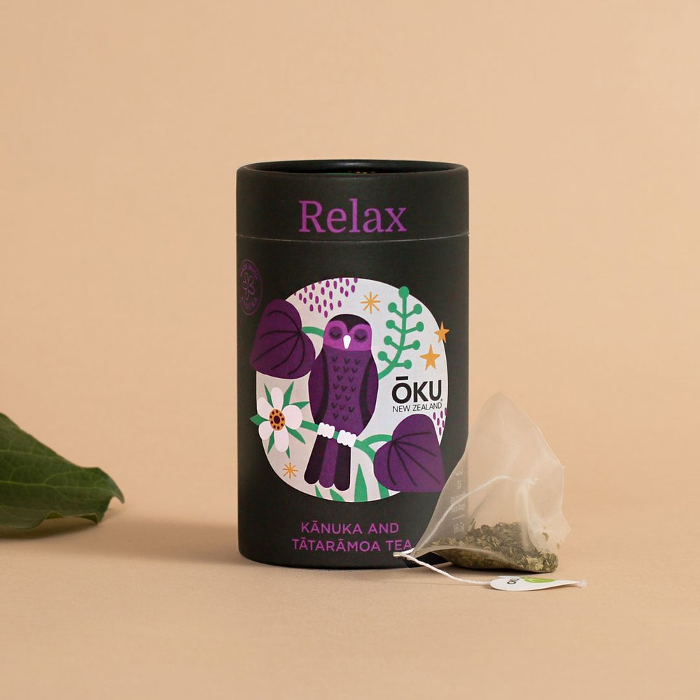 Oku Relax Kanuka & Chamomile Blended Tea