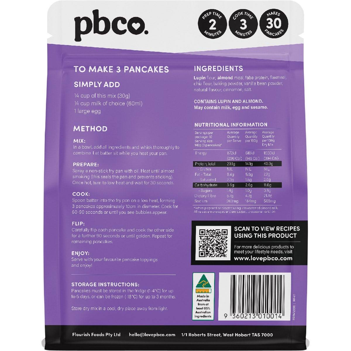 PBCo. Protein Pancake Mix