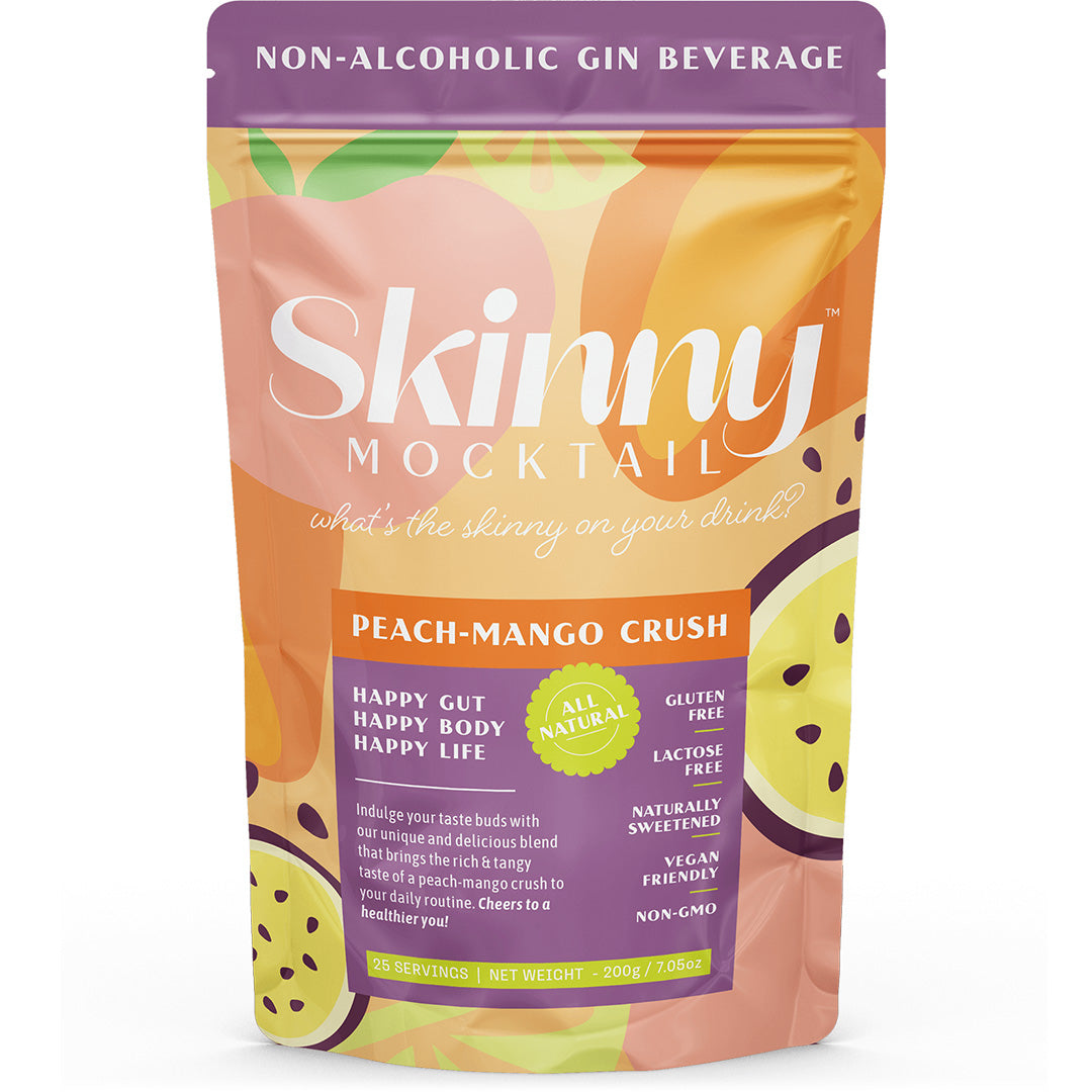 Skinny Mocktail Peach-Mango Crush