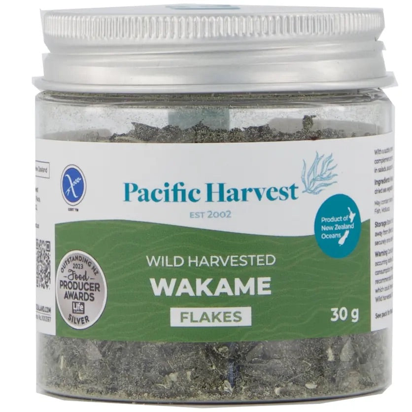 Pacific Harvest Wakame Seaweed Flakes (Wild Harvested)