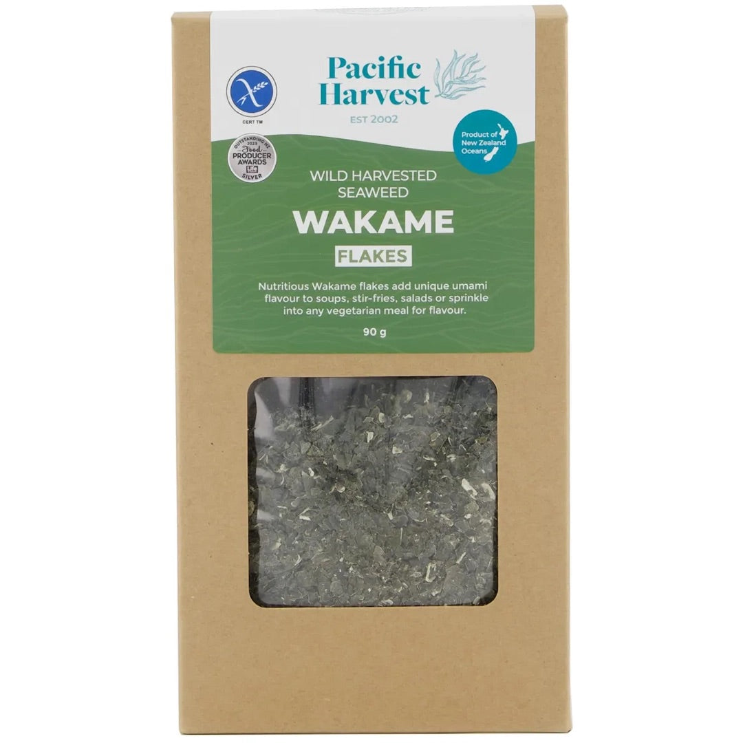 Pacific Harvest Wakame Seaweed Flakes (Wild Harvested)