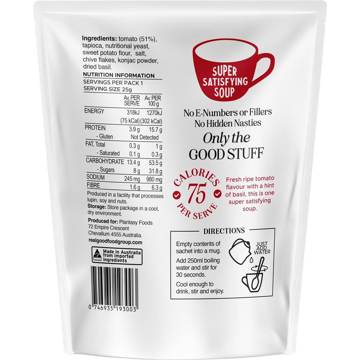 Plantasy Foods Fresh Tomato Soup