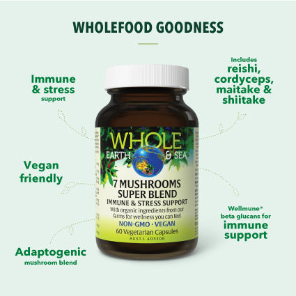 Whole Earth & Sea 7 Mushroom Super Blend