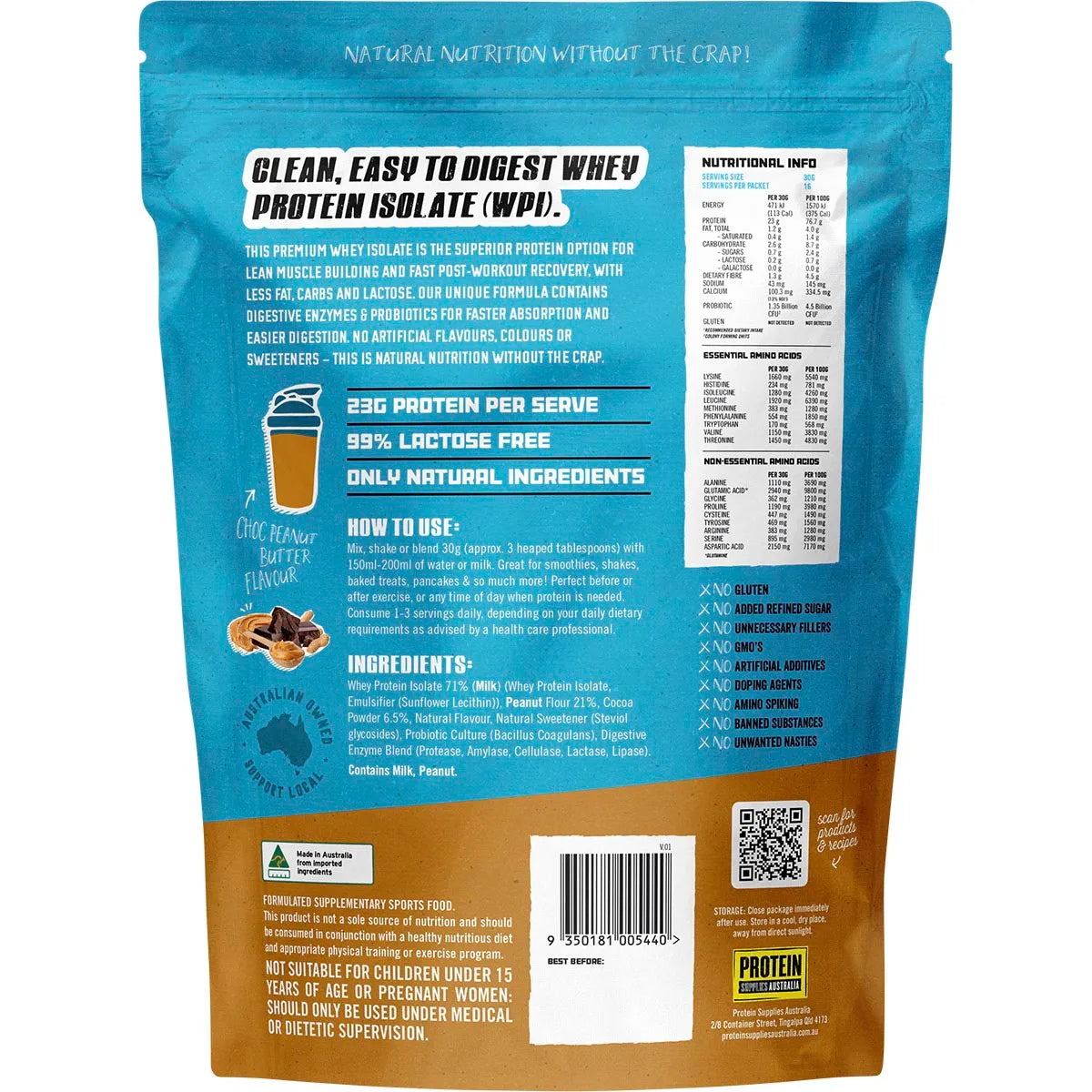Protein Supplies Australia Whey Protein Isolate