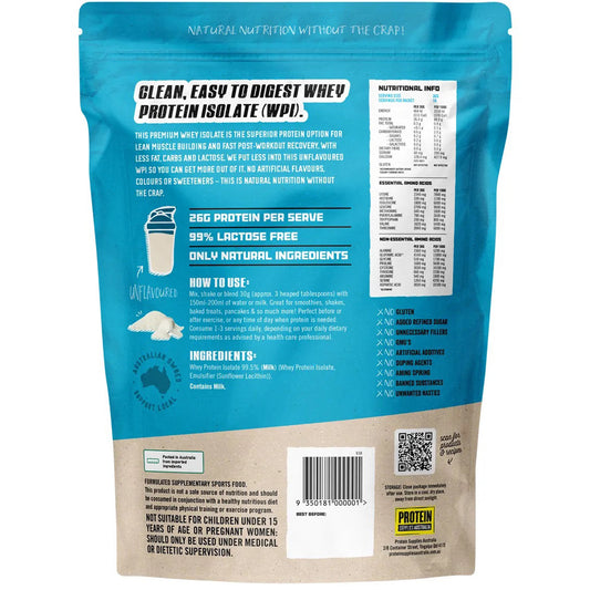 Protein Supplies Australia Whey Protein Isolate