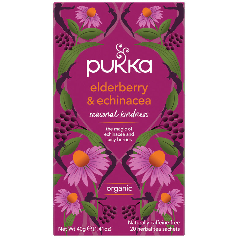 Pukka Herbs Elderberry & Echinacea Tea