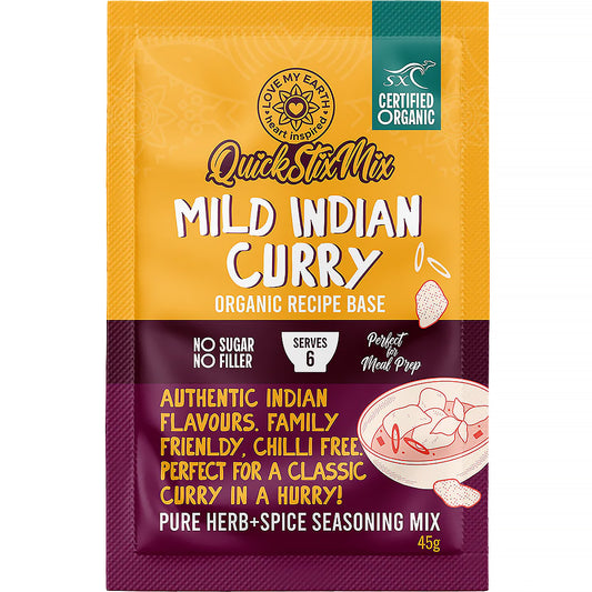 Love My Earth Mild Indian Curry Organic Recipe Base