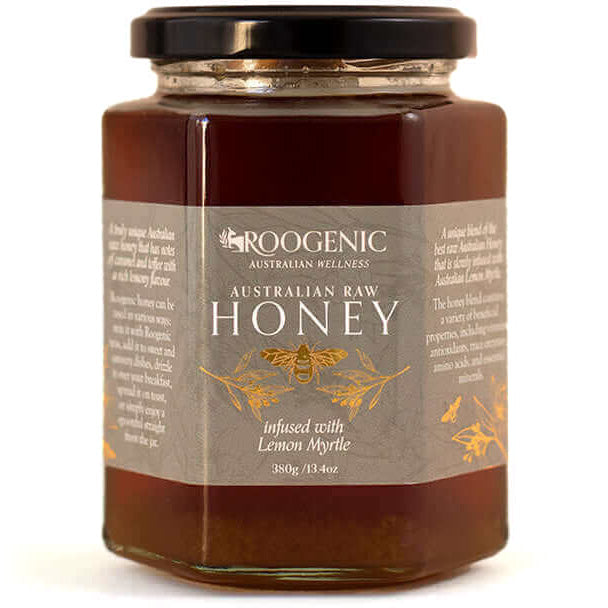 Roogenic Australian Raw Honey Infused with Lemon Myrtle