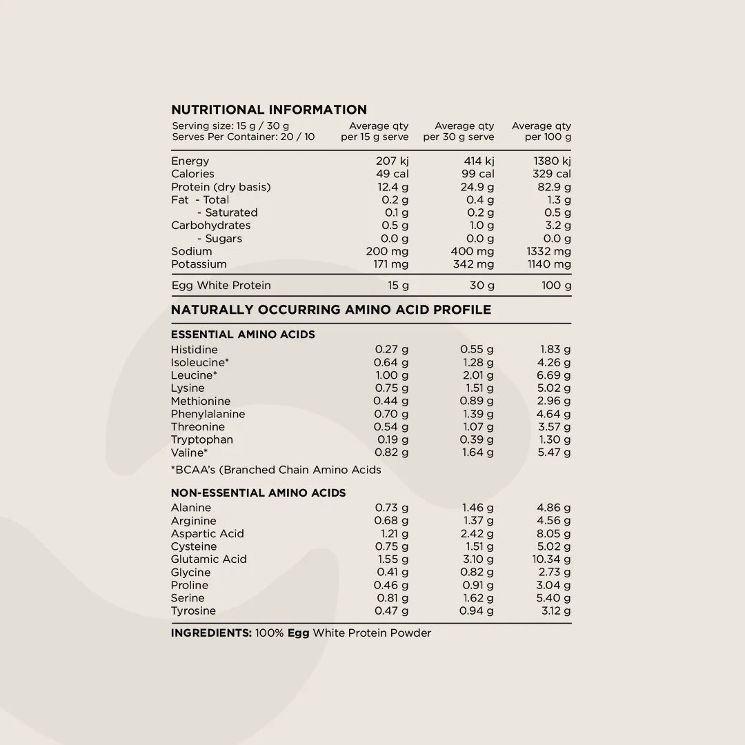 Switch Egg Protein 100% Pure Egg White