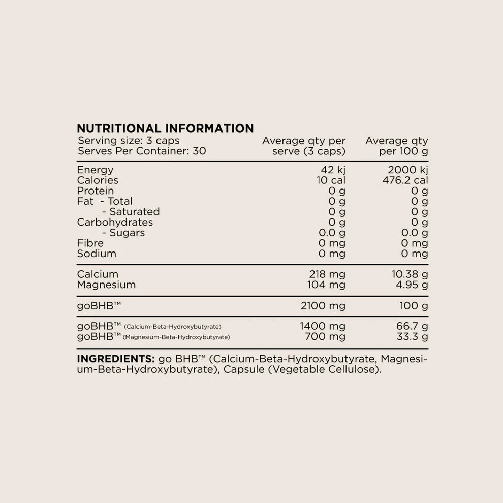 Switch BHB Beta-Hydroxybutyrate