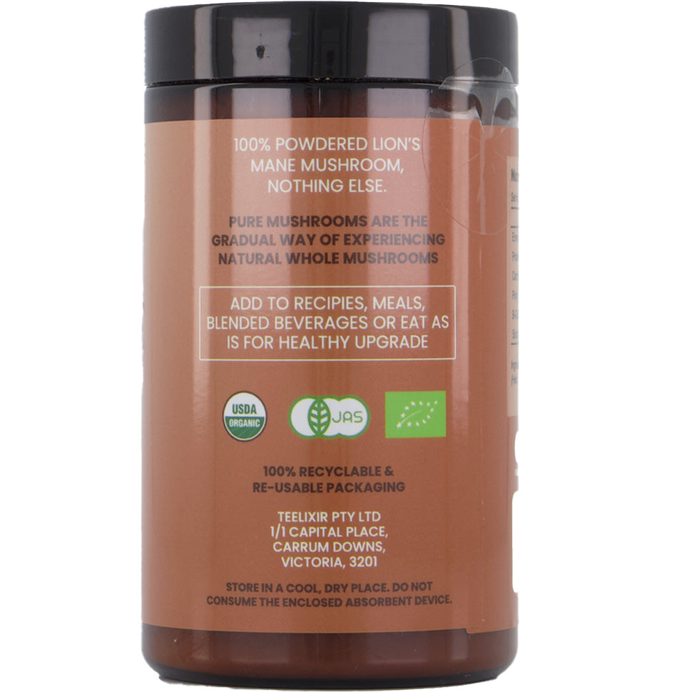 Teelixir Pure Lion's Mane Mushroom