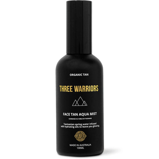 Three Warriors Face Tan Aqua Mist