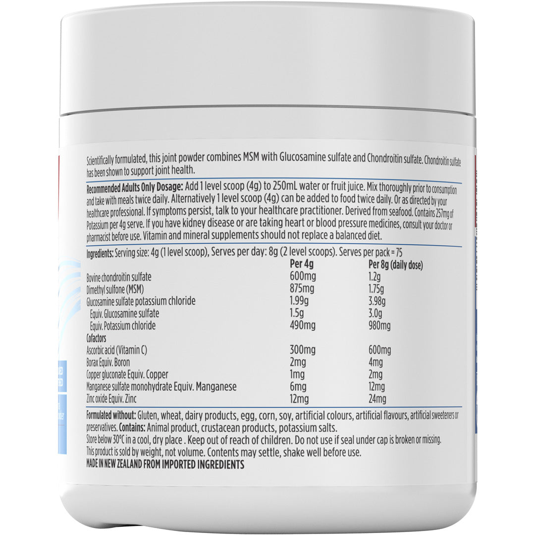Nutra-Life Joint Formula + MSM Concentrate Powder