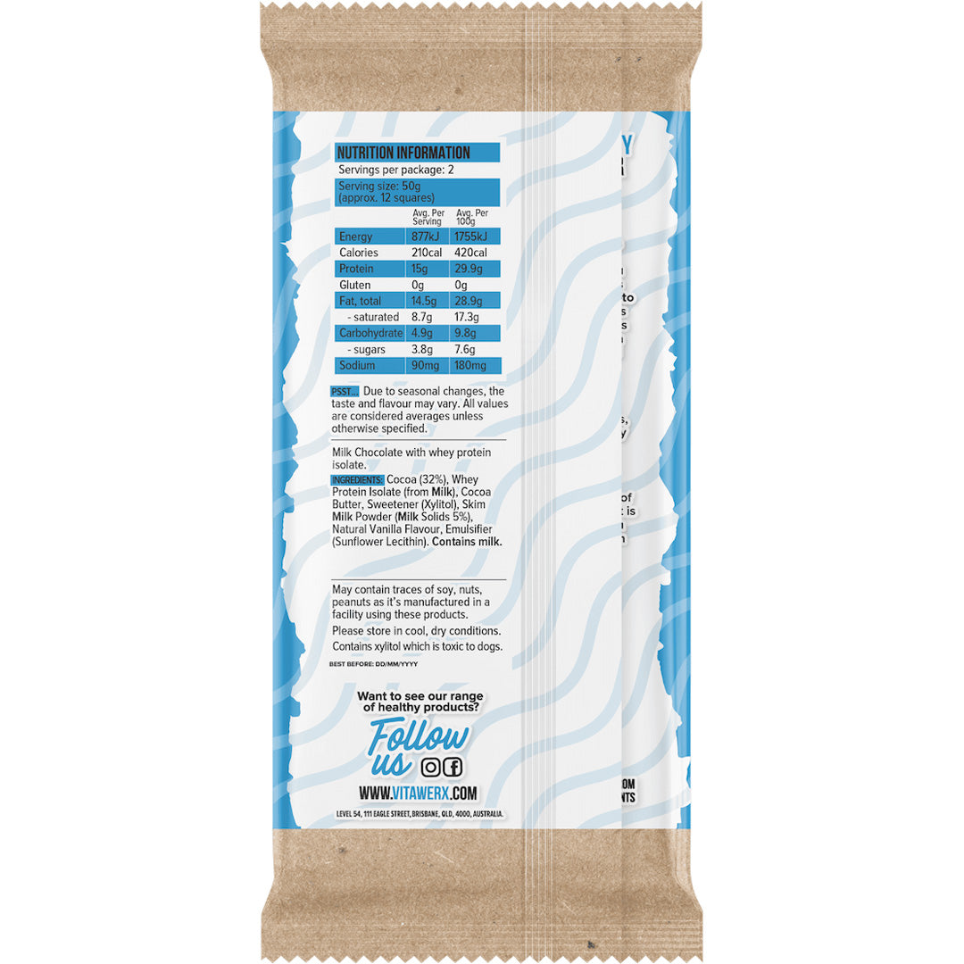Vitawerx Protein Milk Chocolate Bar