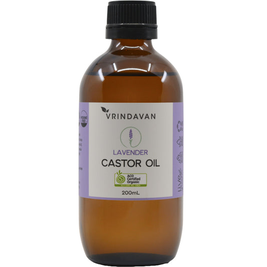 Vrindavan Certified Organic Lavender Castor Oil