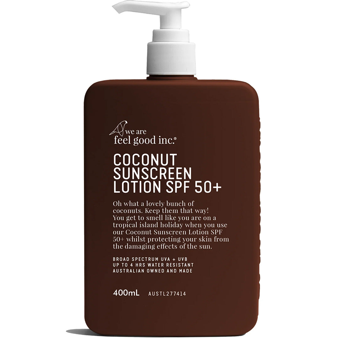 We Are Feel Good Inc. Coconut Sunscreen Lotion SPF 50+