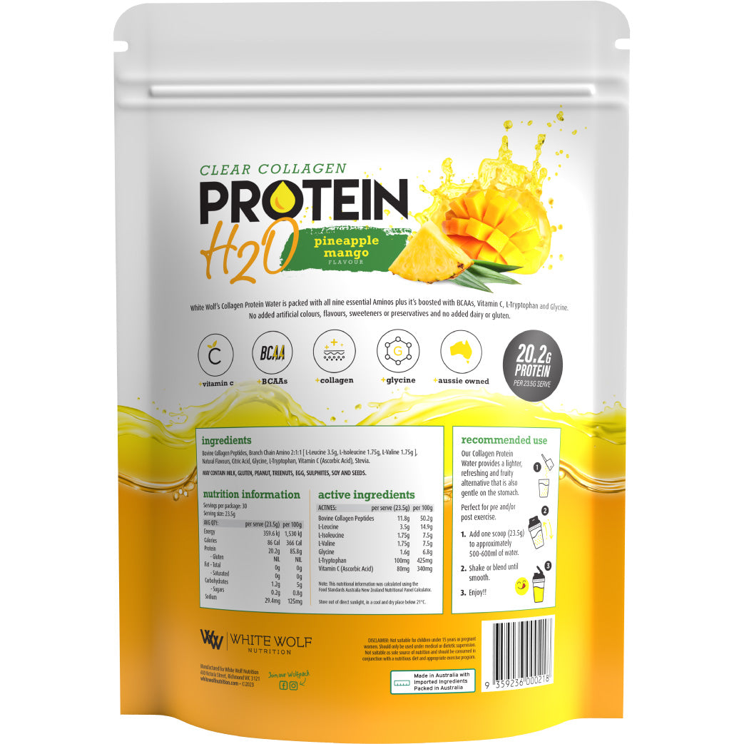 White Wolf Collagen Protein Water