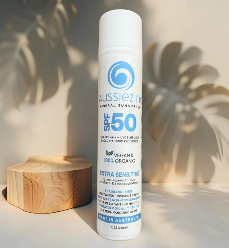 Aussiezinc Mineral Sunscreen SPF50 Everyday
