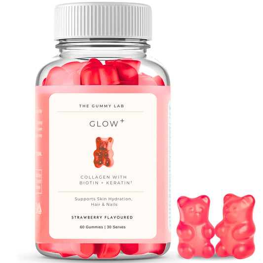 The Gummy Lab Glow+ Collagen Biotin Gummies