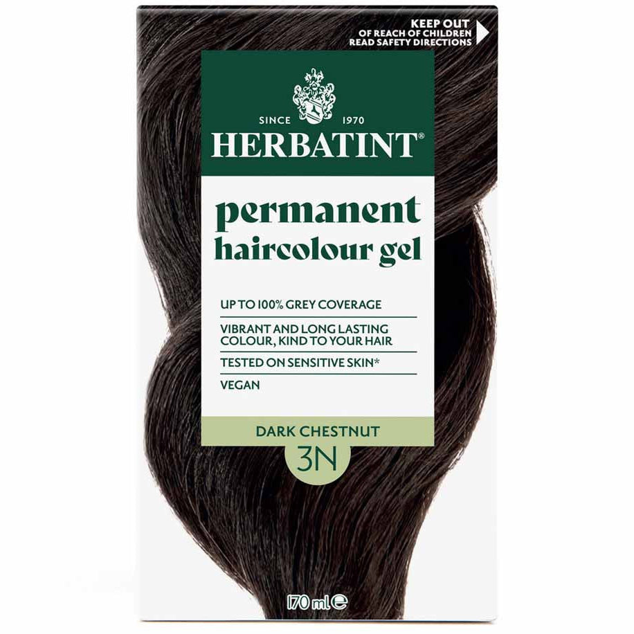 Herbatint Permanent Hair Colour Gel Natural Tones - 3N (Dark Chestnut)