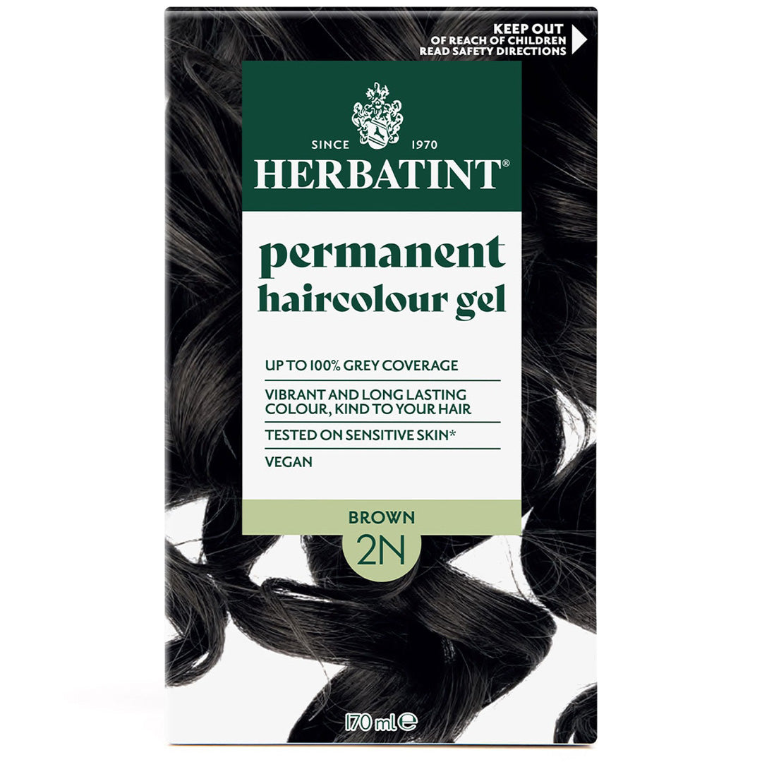 Herbatint Permanent Hair Colour Gel Natural Tones - 2N (Brown)
