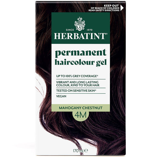 Herbatint Permanent Hair Colour Gel Mahogany Tones - 4M (Mahogany Chestnut)