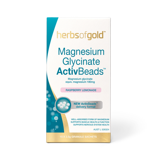 Herbs of Gold Magnesium Glycinate ActivBeads