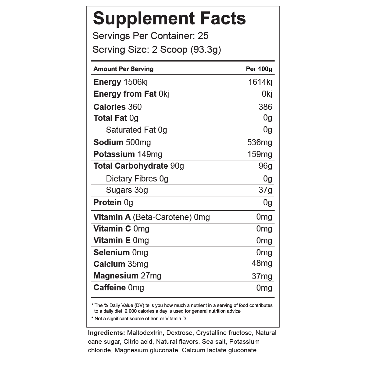 Infinit Nutrition :Premium Fuel